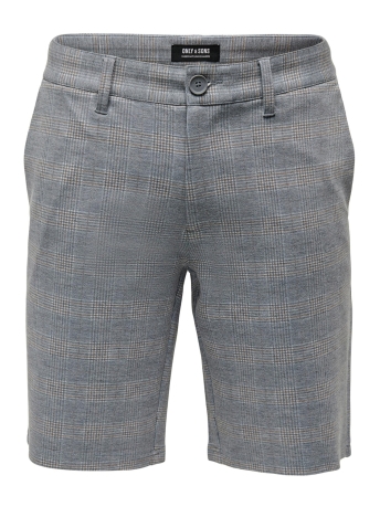Only & Sons Broek ONSMARK 02091 CHECK SHORTS 22024969 DARK NAVY