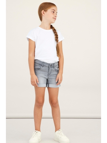 Name It Broek NKFSALLI SLIM DNM SHORTS 5221-TA NO 13197317 Medium Grey Denim