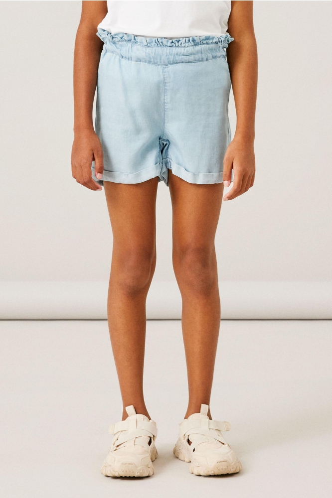 NKFBELLA REG DNM SHORTS 8422-HI NOO 13212130 Light blue denim 