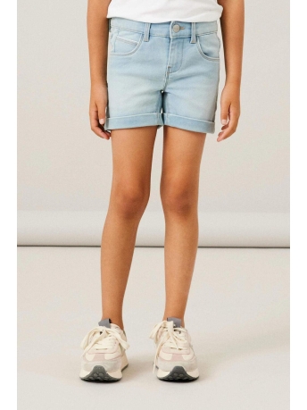 Name It Broek NKFSALLI SLIM DNM SHORTS 6470-TX NO 13212184 Light blue denim