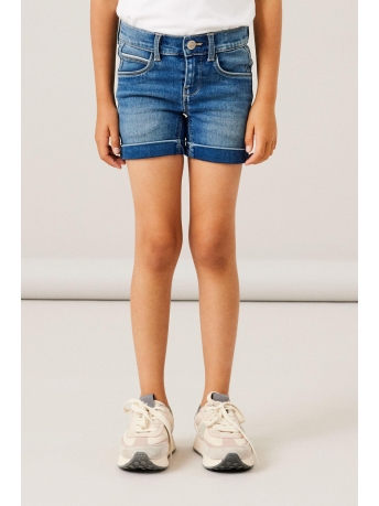 Name It Broek NKFSALLI SLIM DNM SHORTS 6470-TX NO 13212184 Medium Blue Denim