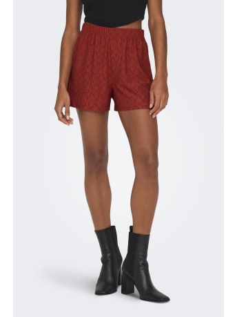 Only Broek ONLDALIA SHORTS JRS 15294178 Cinnabar