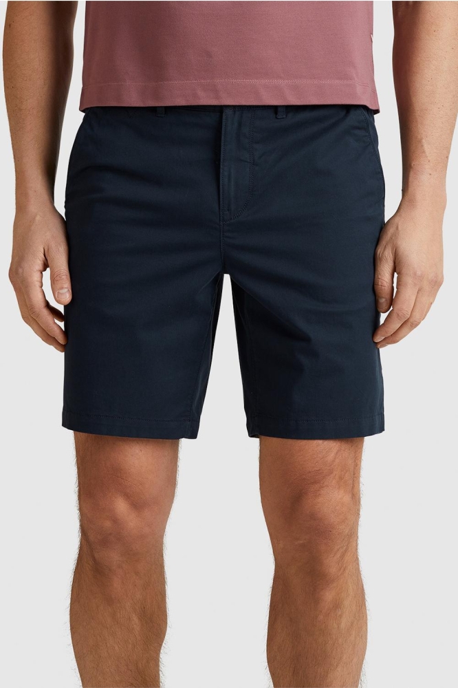 TWILL STRETCH CHINO SHORTS VSH2304650 5073-Sky Captain