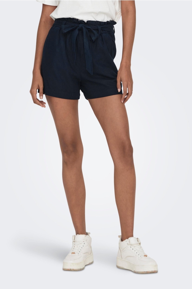 JDYSAY MW LINEN SHORTS WVN NOOS 15225921 Sky Captain