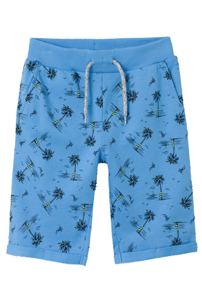 NKMVERMO AOP LONG SWE SHORTS UNB F 13214389 All Aboard