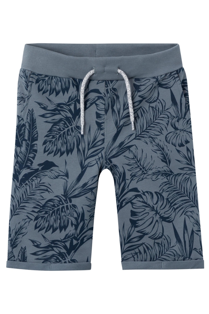NKMVERMO AOP LONG SWE SHORTS UNB F 13214389 Stormy Weather