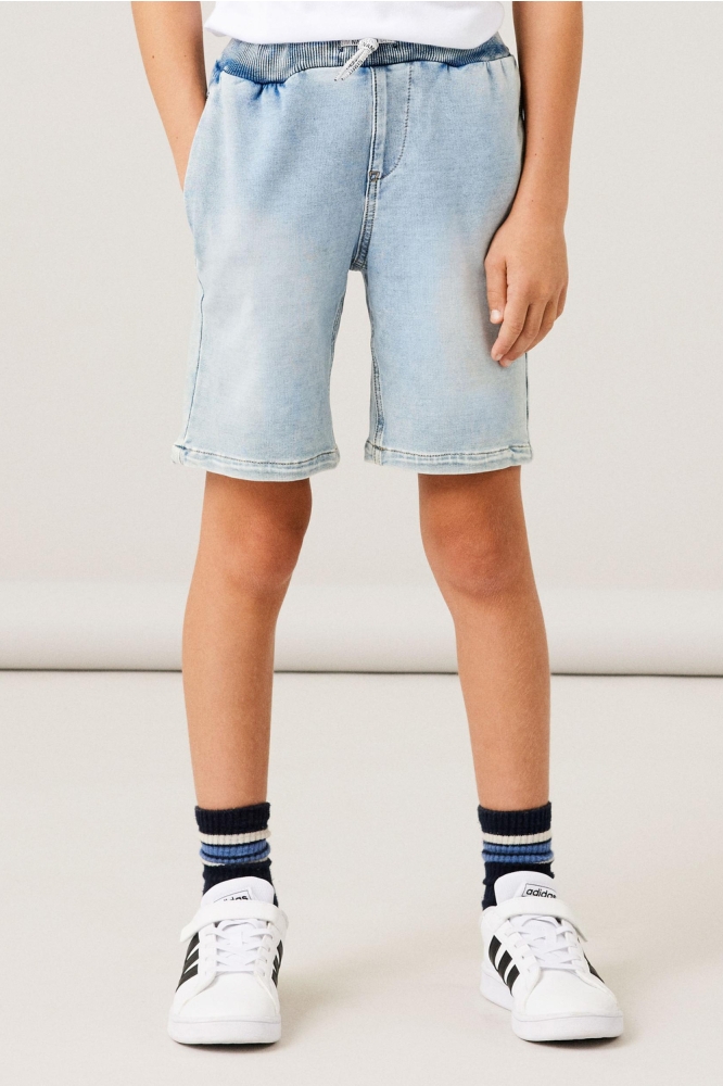 NKMRYAN JOGGER DNM L SHORTS 6770-TR 13212476 Light blue denim 