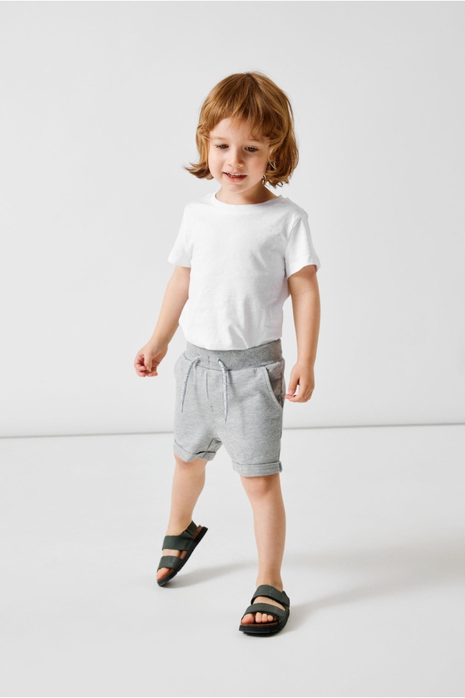 NKMVERMO LONG SWE SHORTS UNB F NOOS 13201050 Grey Melange