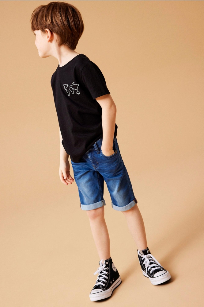 NKMTHEO XSL DNM L SHORTS 6622-CL NO 13197327 Medium Blue Denim