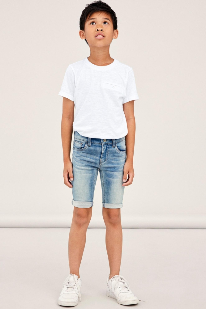 NKMTHEO XSL DNM SW L SHORTS 5799-TH 13190257 Light Blue Denim