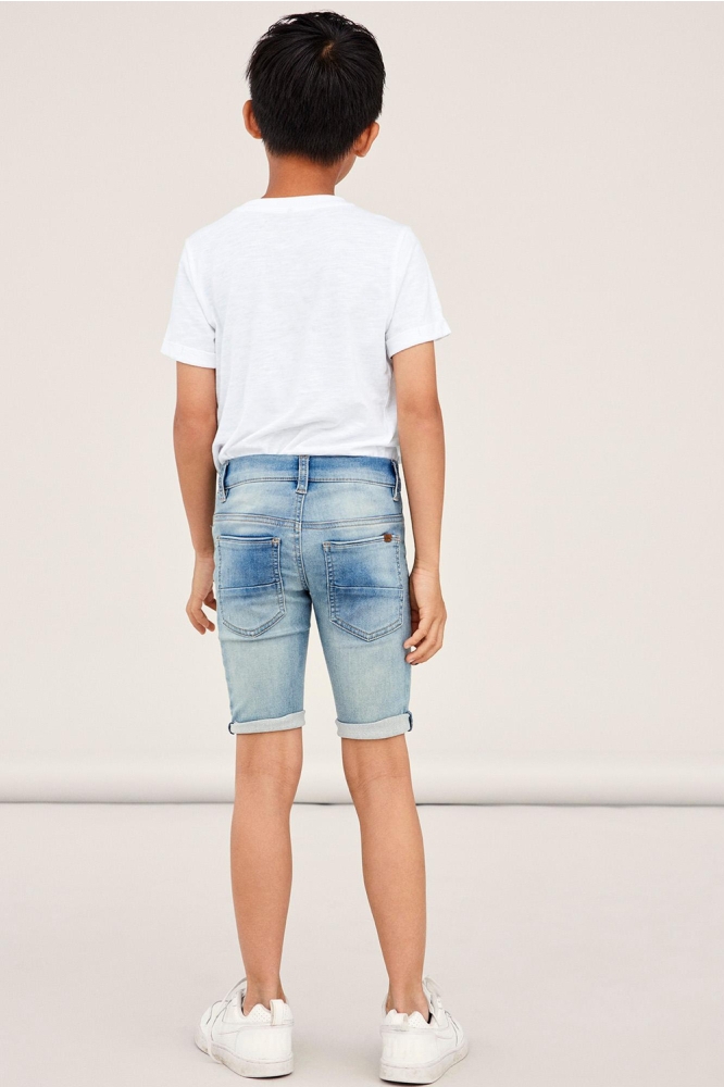 NKMTHEO XSL DNM SW L SHORTS 5799-TH 13190257 Light Blue Denim