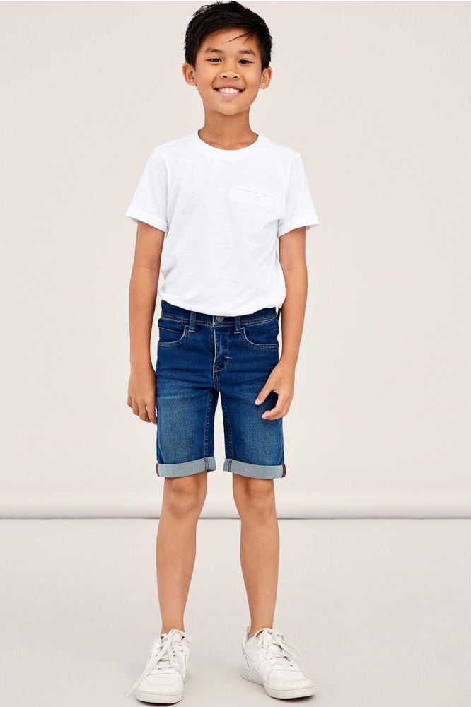 NKMSILAS SLIM DNM L SHORTS 2272-TX 13150022 Medium Blue Denim