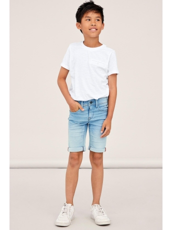 Name It Broek NKMSILAS SLIM DNM L SHORTS 2272-TX 13150022 Light Blue Denim