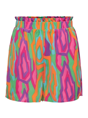 Only Broek ONLALMA LIFE VIS HW SHORTS AOP PTM 15222552 Island Green/439 FOREVE
