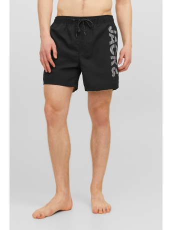 Jack & Jones Broek JPSTFIJI JJSWIM SPLICELOGO LY SN 12225967 black