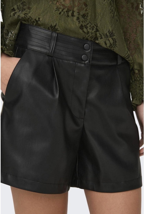 Only onlamilia hw faux leather shorts pn