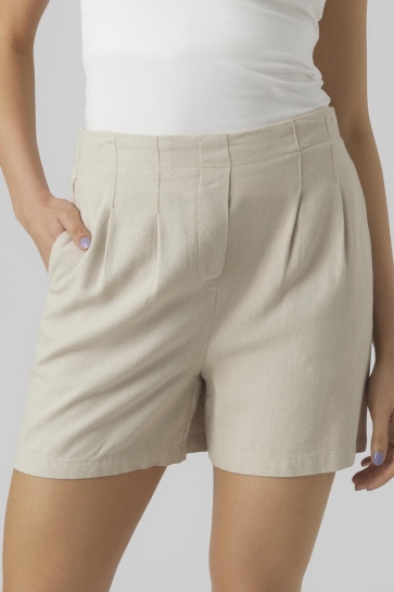 Vero Moda Broek VMJESMILO HW SHORTS WVN GA NOOS 10279694 SILVER LINING