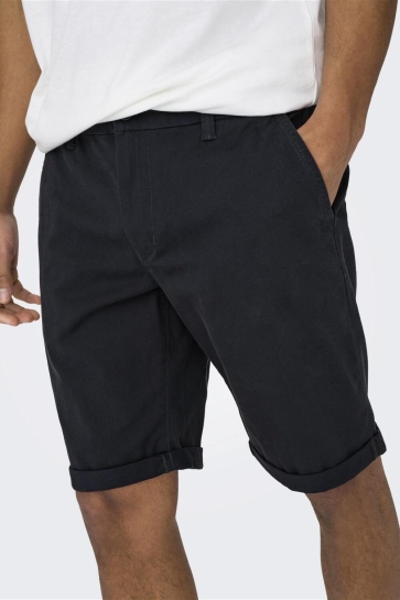 Only & Sons Broek ONSPETER LIFE REGULAR 0013 SHORTS N 22027905 DARK NAVY
