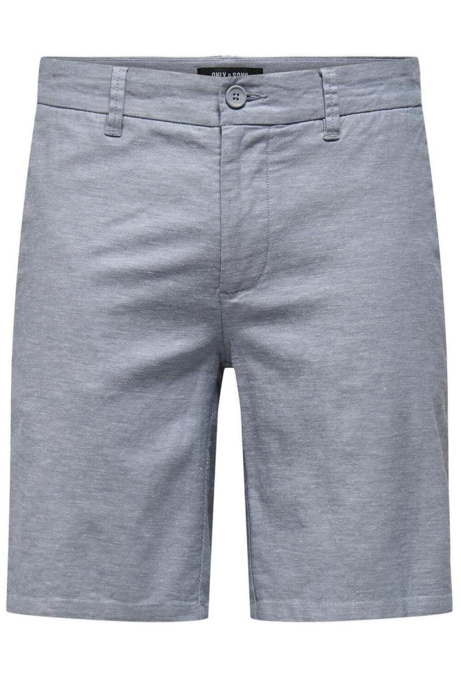 ONSMARK 0011 COTTON LINEN SHORTS NO 22024940 FLINT STONE