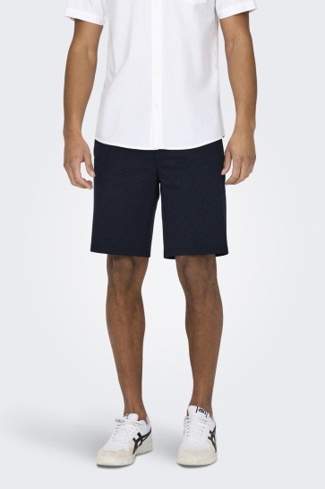 Only & Sons Broek ONSMARK 0209 MELANGE SHORTS NOOS 22028247 DRESS BLUES