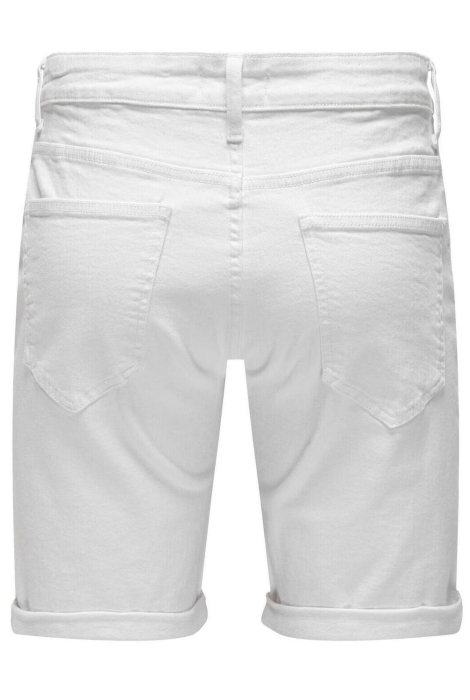 Only & Sons onsply white 9297 azg dnm shorts no