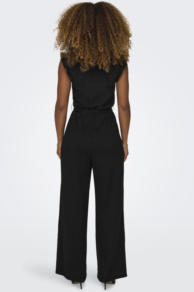 ONLELISA S/L V-NECK JUMPSUIT JRS 15320004 BLACK