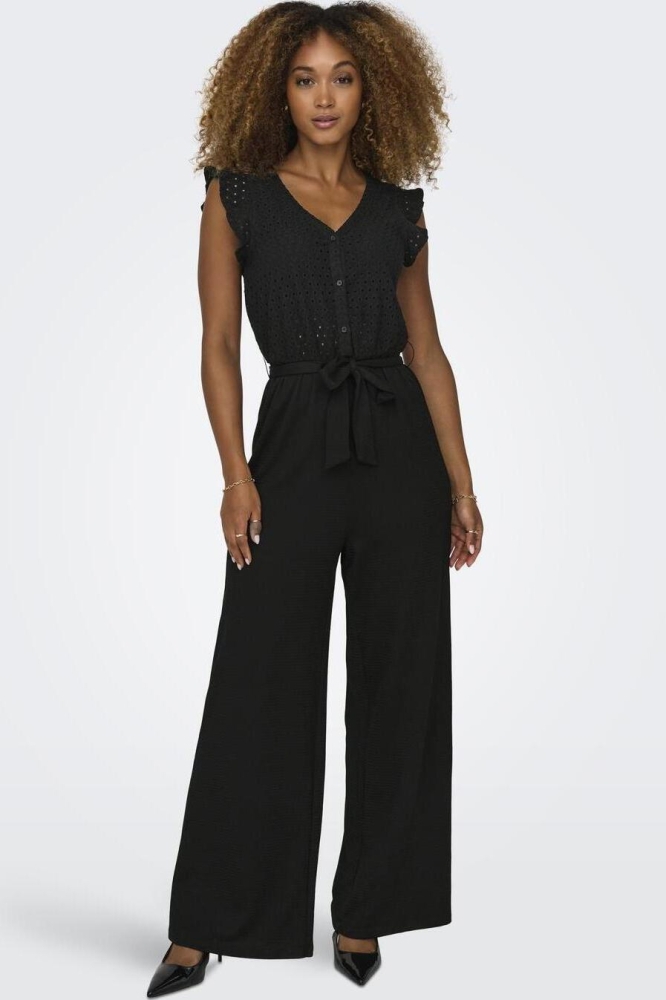 ONLELISA S/L V-NECK JUMPSUIT JRS 15320004 BLACK