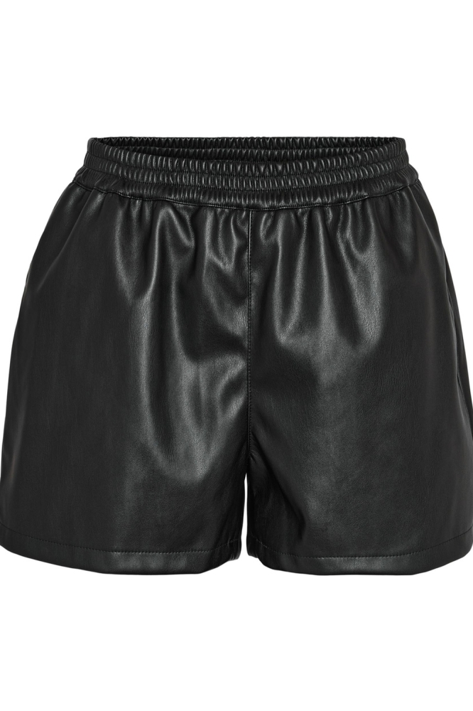 NMANDY PU HW SHORTS WVN NOOS 27029281 Black