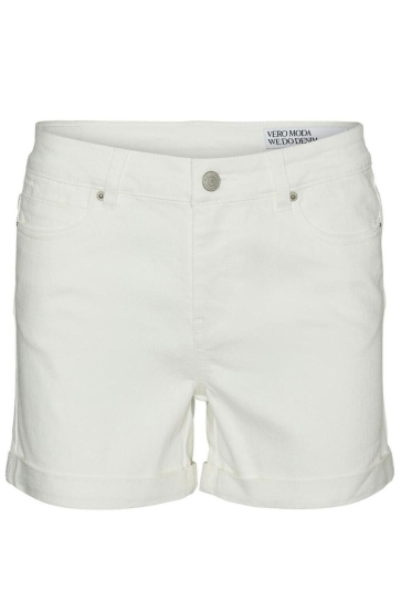 Vero Moda Broek VMLUNA MR FOLD SHORTS MIX GA NOOS 10279489 CLOUD DANCER