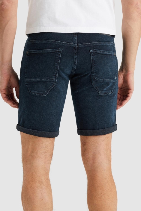 PME legend blauwe heren korte broek | Model achteraanzicht