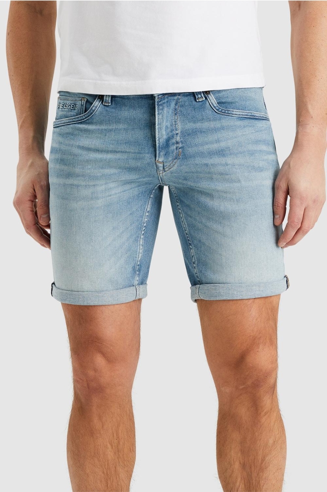 PME legend blauwe heren korte broek | Model vooraanzicht