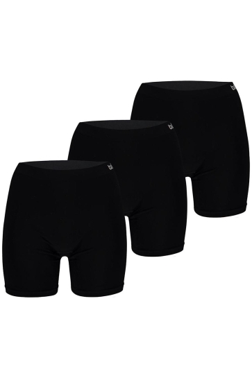 Sarlini Ondergoed APOLLO BAMBOO SEAMLESS SHORT 3P 000161850004 BLACK