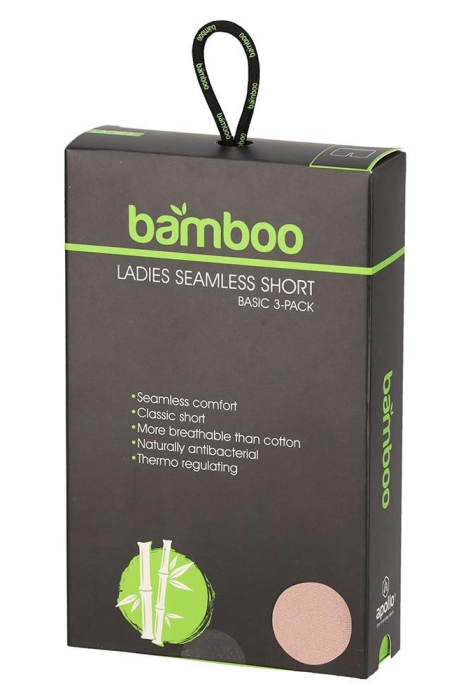 Sarlini ladies bamboo seamless short 3p
