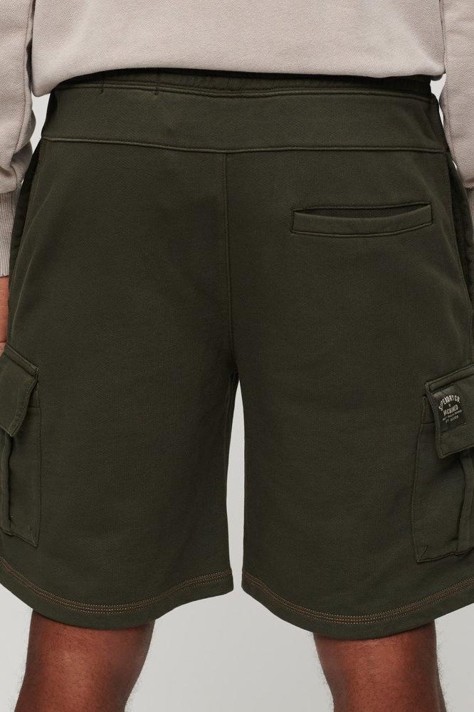 CONTRAST STITCH CARGO SHORT M7110425A WASHED OLIVE