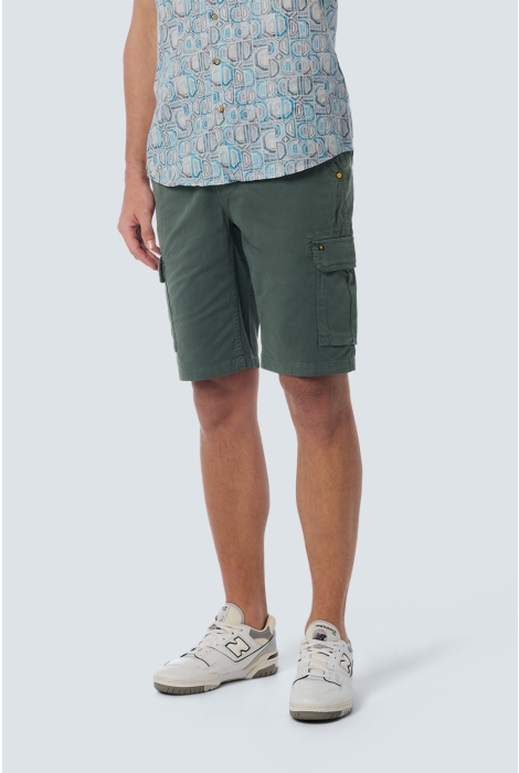 NO-EXCESS short cargo garment dyed + stone wa