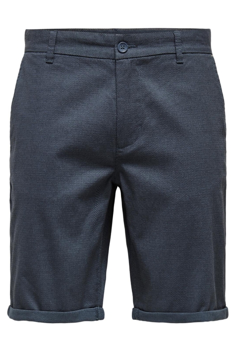 Only & Sons blauwe heren korte broek | Vooraanzicht