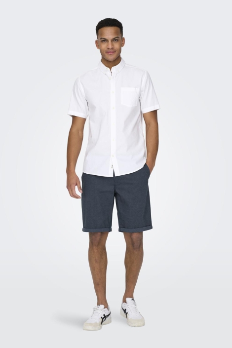 Only & Sons blauwe heren korte broek | Model