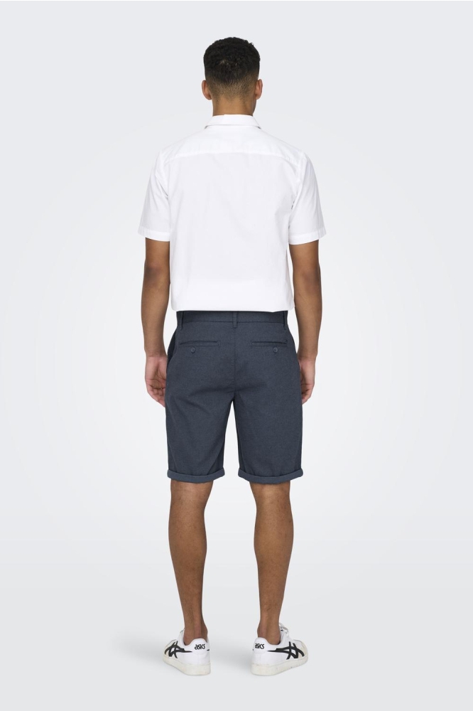Only & Sons blauwe heren korte broek | Model