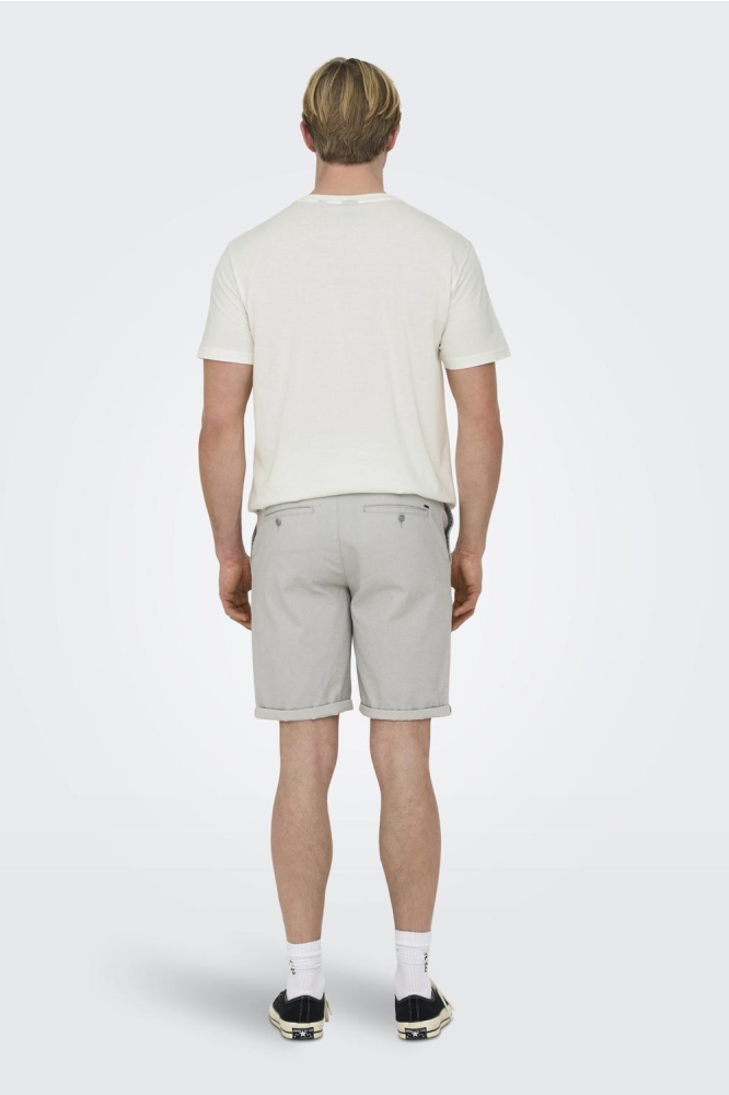 Only & Sons grijze heren korte broek | Model