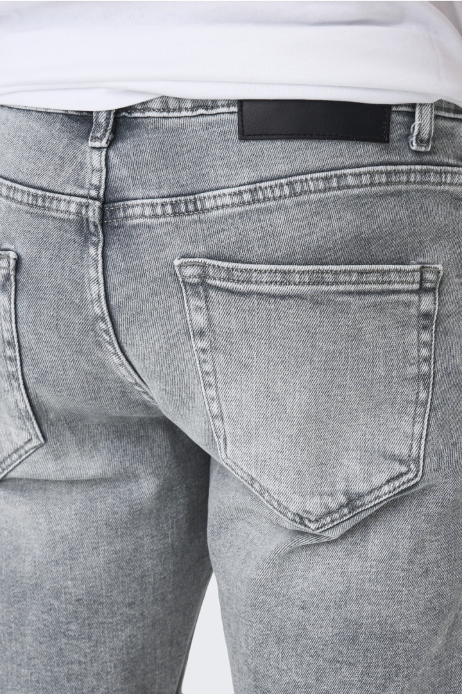 Only & Sons grijze heren korte broek | Close up