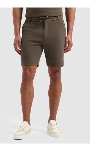 PIQUE SHORTS WITH POCKETS 24010516 49 BROWN