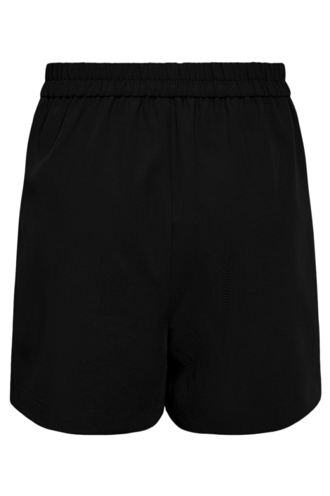 Pieces zwarte dames korte broek | Achteraanzicht