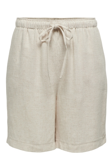 Only Broek ONLSIESTA MW PULL-UP LIN BL SHORTS 15333032 Moonbeam