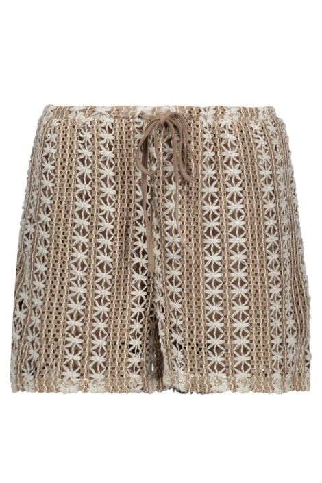 Vero Moda beige dames korte broek | Vooraanzicht