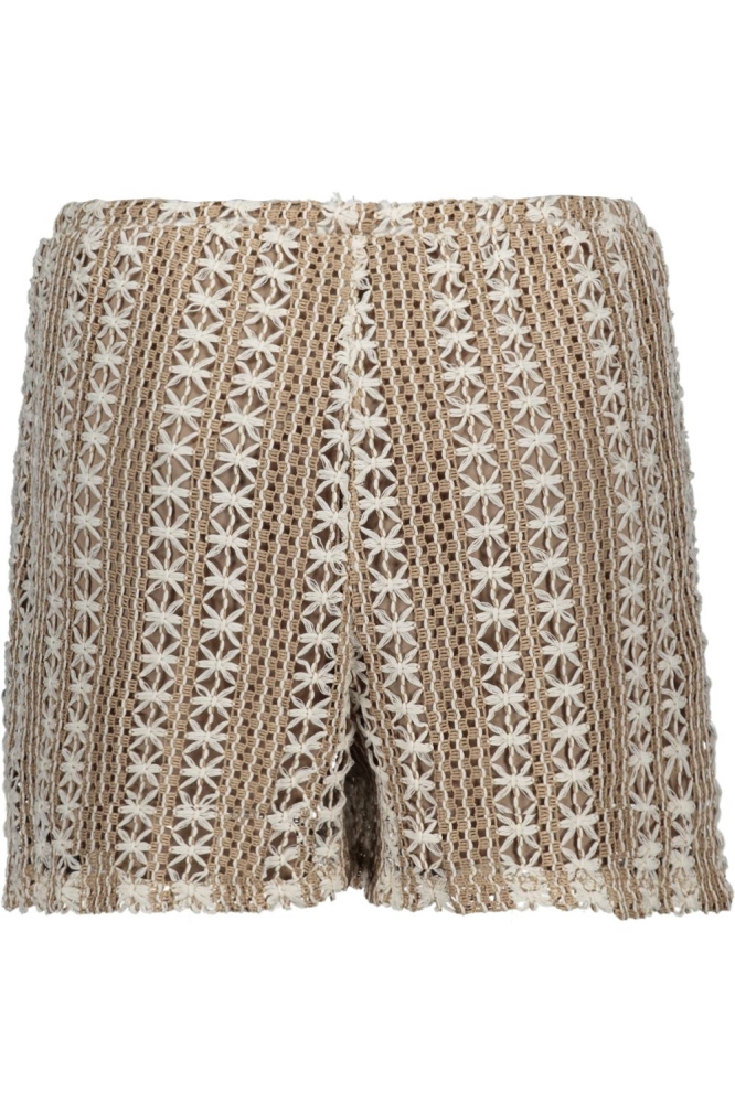 Vero Moda beige dames korte broek | Achteraanzicht