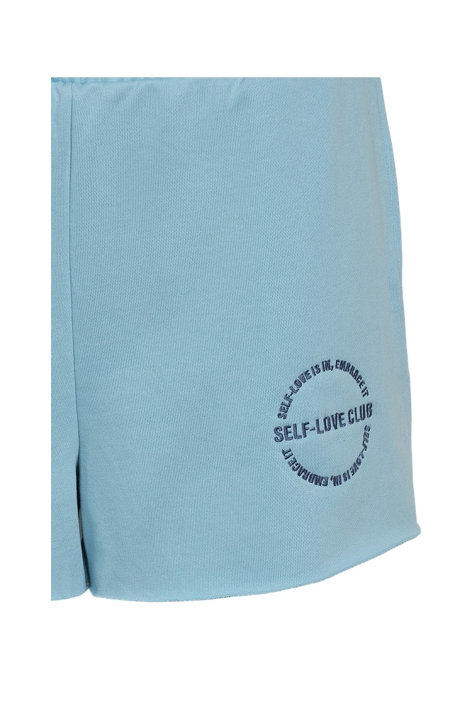 NMASTON SWEAT SHORTS JRS 27033245 SKY BLUE/EMBROID DUTCH BLUE