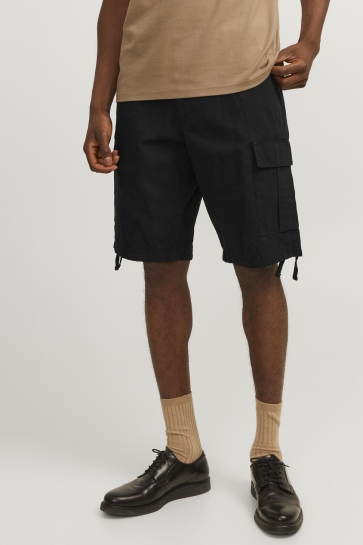 Jack & Jones Broek JPSTCOLE BARKLEY CARGO SHORTS MID S 12248685 BLACK