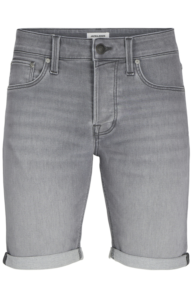Jack & Jones grijze heren korte broek | Vooraanzicht