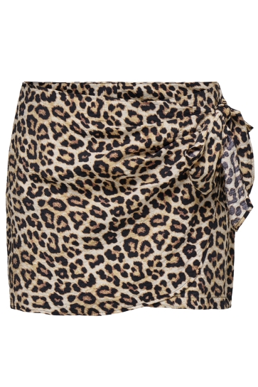 Jacqueline de Yong Broek JDYTROYA LIFE MW WRAP SKORT WVN DIA 15350769 PUMICE STONE/02-25-29-NATURAL LEO