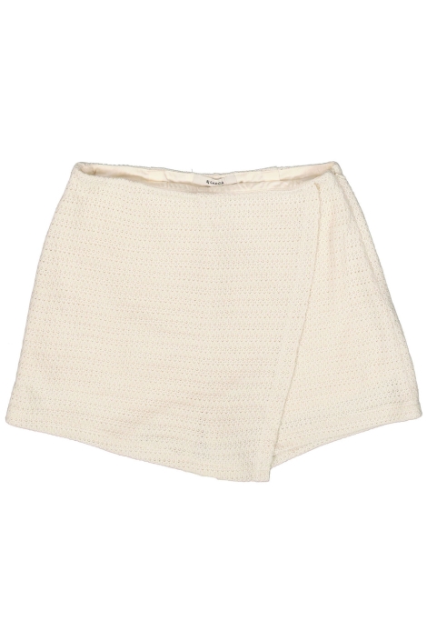 Garcia ecru dames korte broek | Vooraanzicht